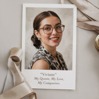 Moderne verjaardag foto kaart