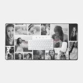 Moderne verjaardag Mam Pap Familie Foto Collage Bureaumat (Keyboard & Muis)