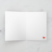 Moderne verjaardag minimalistische social distanci kaart (Binnen)