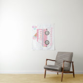 Moderne verjaardagsachtergrond ijsautootje wandkleed (In situ)