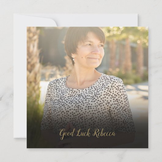 Moderne verjaardagsfeest foto collage kaart (Achterkant)