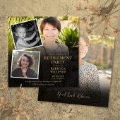 Moderne verjaardagsfeest foto collage kaart