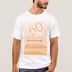 Moderne Verjaardagsfeest In Roze T-shirt