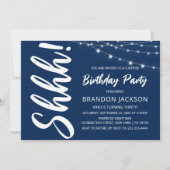 Moderne Verjaardagsfeest Verassing Kaart (Voorkant)