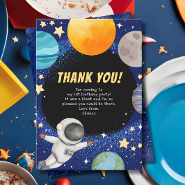 Moderne Verjaardagskaart Bedankt voor een Ruimte T