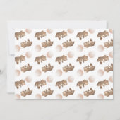 Moderne Verjaardagskaart met foto en ballon in de  Bedankkaart (Achterkant)