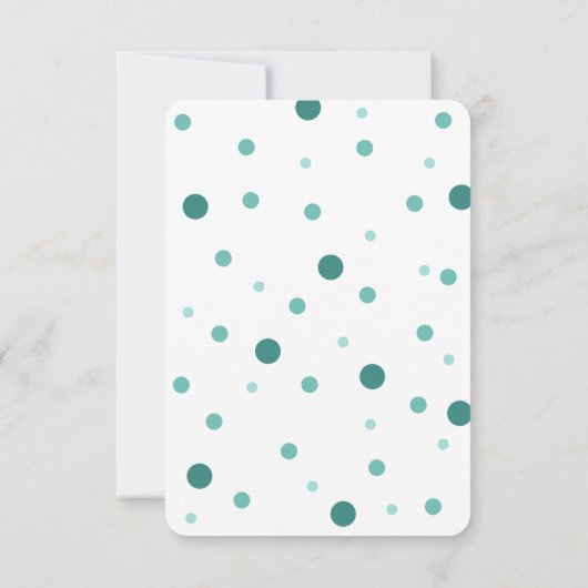 Moderne verjaardagskaart voor kinderen dank je | T Bedankkaart (Achterkant)