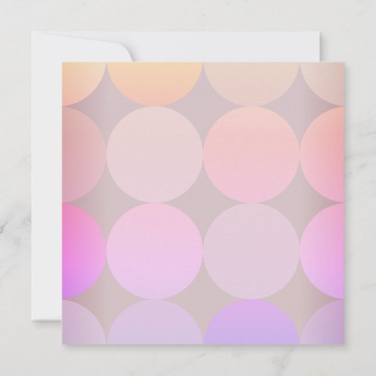 Moderne verjaardagsuitnodiging kaart (Achterkant)