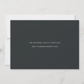 Moderne verklaring | Horizontale foto Save The Date (Achterkant)