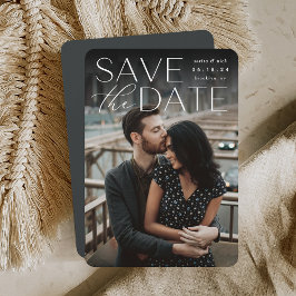 Moderne verklaring | Verticale foto Save The Date