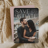 Moderne verklaring | Verticale foto Save The Date