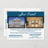 Moderne verkoop van onroerend goed Alleen aangebod Briefkaart (Voorkant / Achterkant)