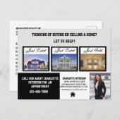 Moderne verkoop van onroerend goed briefkaart (Voorkant / Achterkant)