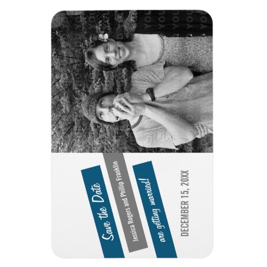 Moderne Verlant sparen de Magneet van de Datum (Bl (Verticaal)