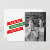 Moderne Verlant sparen het Briefkaart van de Datum (Voorkant / Achterkant)