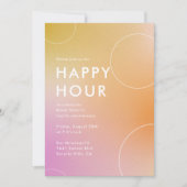 Moderne Verlengde Happy Hour Kaart (Voorkant)