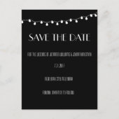 Moderne verlichting Bewaar de datumkaarten Aankondigingskaart (Voorkant)