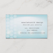 moderne verlichting technische cirkels bedrijfskaa visitekaartje (Achterkant)