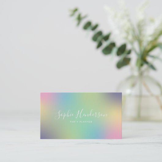 Moderne Verloop van het Manuscript Unicorn 1 Visitekaartje (Staand voorkant)