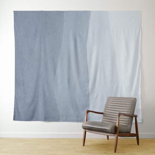 Moderne verloopgrijs naar wit verloop 5 wandkleed (In Situ (horizontaal))