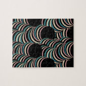 Moderne Verlopen Trippy Tunnels Hypnotisch Legpuzzel (Horizontaal)