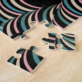 Moderne Verlopen Trippy Tunnels Hypnotisch Legpuzzel (Zijkant)