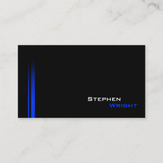 Moderne Verlopende Dubbele Lijn Professioneel Visitekaartje