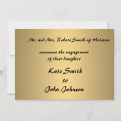 Moderne Verloving aankondigingskaarten sjabloon (Voorkant)