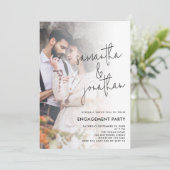 Moderne Verloving van het Manuscript van de Bekled Kaart (Staand voorkant)