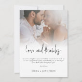 Moderne Verloving van het Manuscript van de Foto L Kaart (Voorkant)