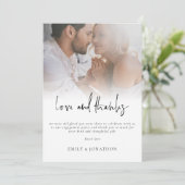 Moderne Verloving van het Manuscript van de Foto L Kaart (Staand voorkant)