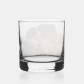 Moderne Verloving voor fotokalligrafie Whisky Glas (Achterkant)