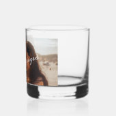 Moderne Verloving voor fotokalligrafie Whisky Glas (Links)