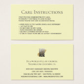 Moderne verpakking voor wasgoed voor crème visitekaartje (Voorkant /achterkant)