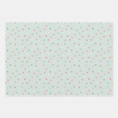 Moderne verpakkingspapier voor boomvakanties - roo inpakpapier vel (Voorkant 2)