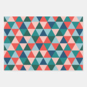 Moderne verpakkingspapier voor boomvakanties - roo inpakpapier vel (Voorkant)