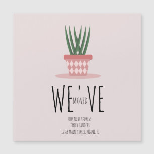 Moderne Verplaatst NIEUW Adres Kaart