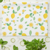 Moderne verse citroenen theedoek (Gevouwen)