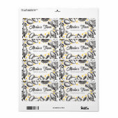 Moderne Verse Eieren Illustratie - Ei Carton Label (Full Sheet)