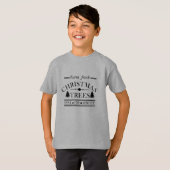 Moderne verse kerst dennenbomen t-shirt (Voorkant volledig)