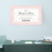 Moderne vertakkingen met botanische lef: Blush min Spandoek (Beurs)