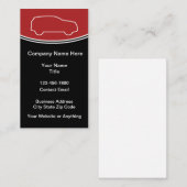 Moderne Vertical Automotive Visitekaartjes (Voorkant / Achterkant)