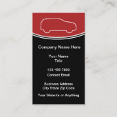 Moderne Vertical Automotive Visitekaartjes (Voorkant)