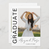 Moderne Verticale 2023 Fotokaart Aankondiging (Voorkant / Achterkant)