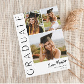 Moderne verticale Afstuderen voor fotocollage 3 Kaart