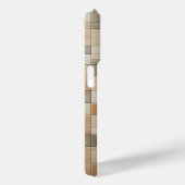 Moderne Verticale Mozaïek Hoesje - Aardetinten Mul (Achterkant / Rechts)