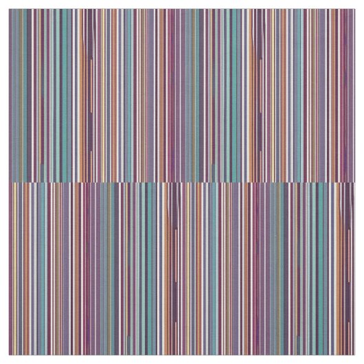 Moderne Verticale Streep Abstract in Pruim & Turko Stof (Swatch)