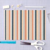 Moderne verticale streeppatroon tissuepapier (Craft)