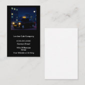 Moderne verticale visitekaartjes voor UK Taxi Serv (Voorkant / Achterkant)