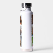 Moderne verticale zes-foto-collage-raster waterfles (Rechts)